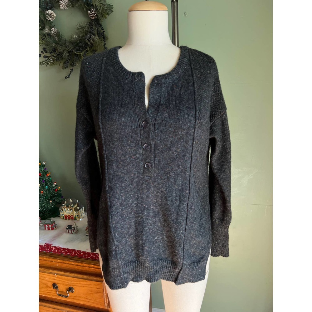 The Limited Black Cardigan Sweater Small Button Up